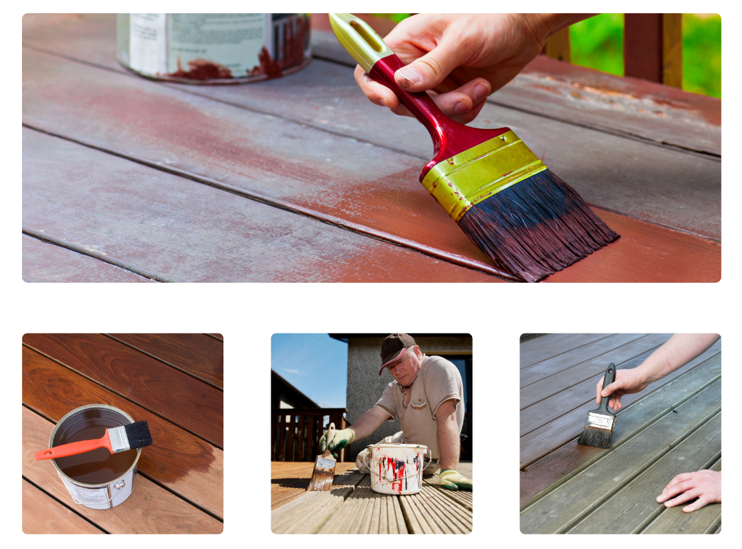 Professional deck painting service Wollongong coastal timber